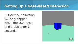 Gazed Based Interactions 1.0.0