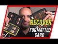 How to Recover DELETED Files From a Formatted SD or CF cards-Recover Video/Audio/Photos/Data