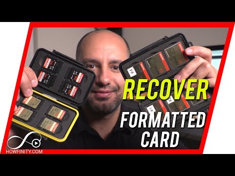 How to Recover DELETED Files From a Formatted SD or CF cards-Recover Video/Audio/Photos/Data