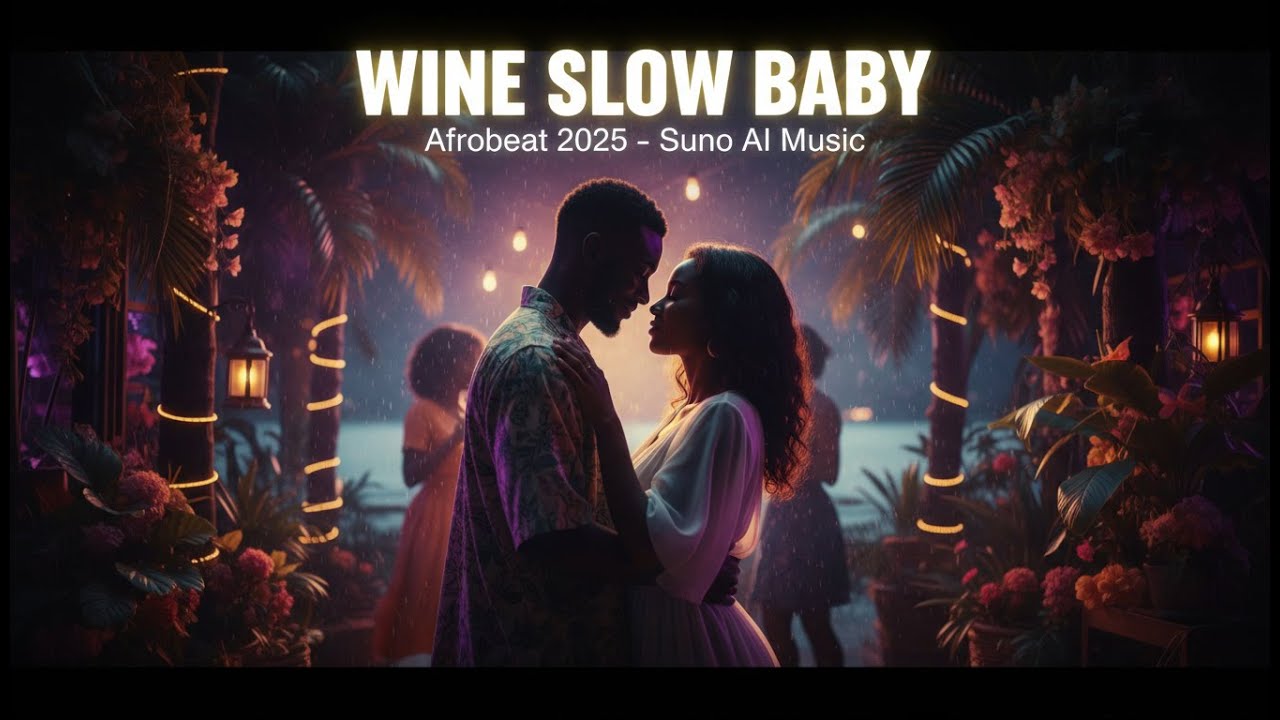 🔥 Wine Slow Baby 🌙✨ | Afrobeat Slow Whine 2025 | Suno AI Music
