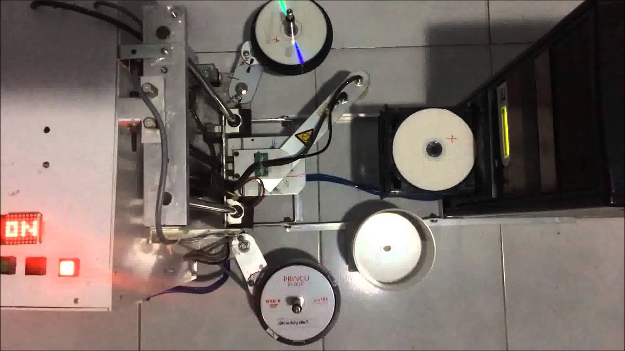 DVD Duplicator Robotic Machine Arduino MEGA Venezuela YouTube