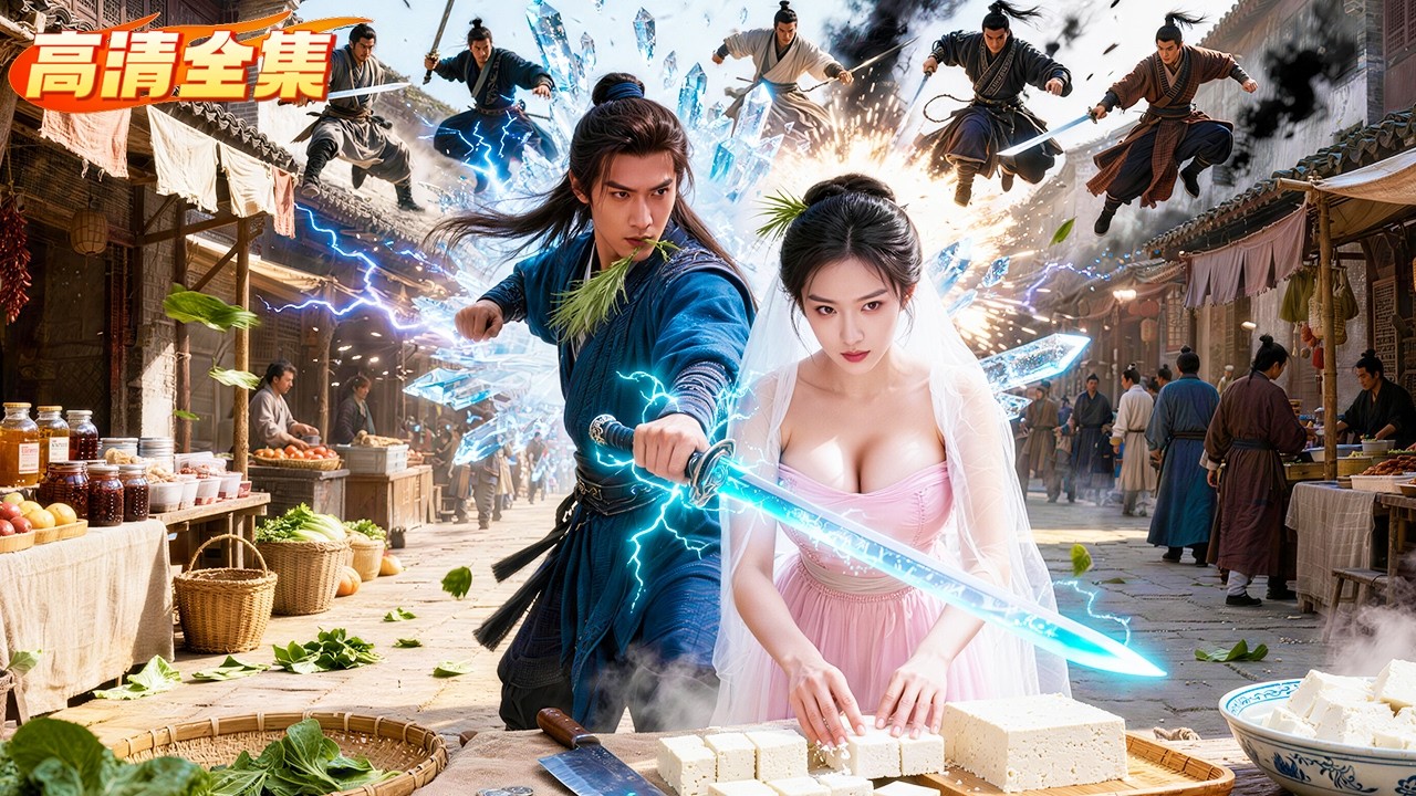 人人瞧不起的乞丐瞎子卻是隱姓埋名的最強劍聖，一劍秒殺全武林天榜前十高手，直接拿下最美豆腐西施！#一劍撼武林 #爽劇 #武俠 #kungfu #短劇推薦