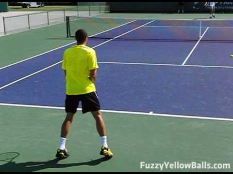 Jo-Wilfried Tsonga - Forehands from the Back Perspective
