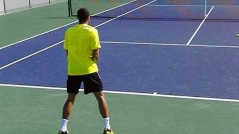 Jo-Wilfried Tsonga - Forehands from the Back Perspective