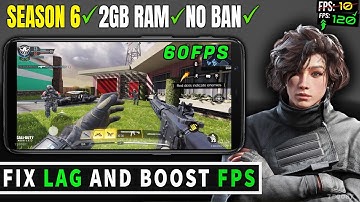 COD Mobile  Season 6 Lag Fix & FPS BOOST  - GFX Tool & Config File for Any Device No FPS Drops