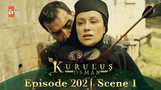 Kurulus Osman Urdu | Season 3 Episode 202 Scene 1 I Aygul ki Cerkutay ke liye qurbaani!