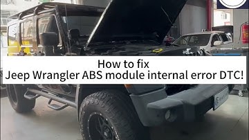 How to fix Jeep Wrangler ABS module internal error #carrepair #supercars #abs #jeep