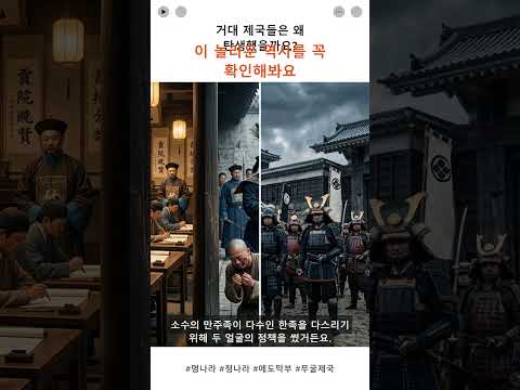 아시아 거대 제국들의 소름 돋는 탄생 비밀! #shorts #세계사 #history #역사바로잡기