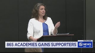 865 Academies gains supporters