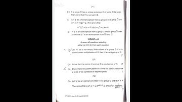 +3 3rd Semester Math Questions Paper| Group Theory (Core-VI) | DD(Auto) College, Keonjhar