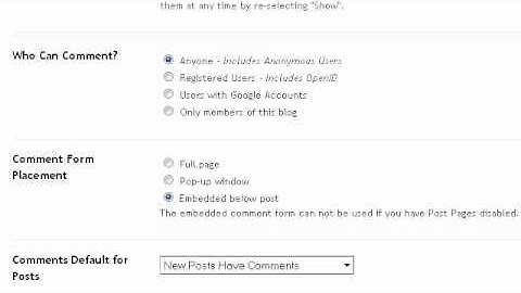 Enable Anonymous Comments in Blogger