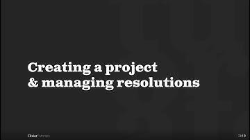 Flixier Tutorials - Create a Project and set a resolution