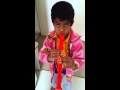 Young boy funny flute video #shorts