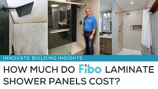 How much do Fibo laminate shower surround panels cost?