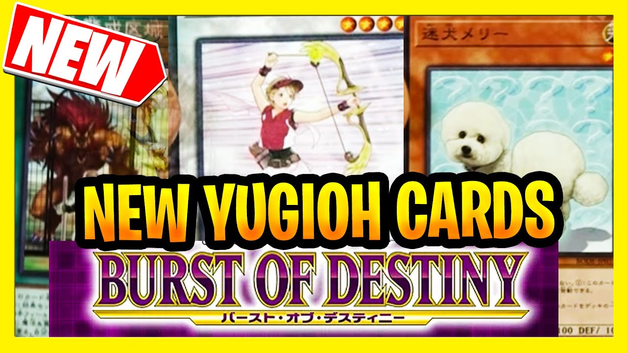 YuGiOh Burst Of Destiny New YuGiOh Cards 2021 TONS OF New Support