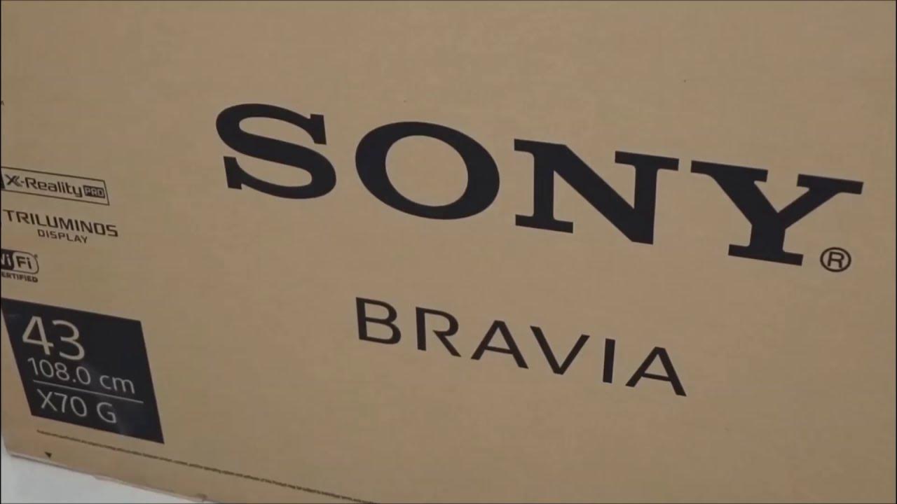 Sony Bravia 43 TV 2020 Unboxing  Sony W6600 Smart TV Series 🔥 