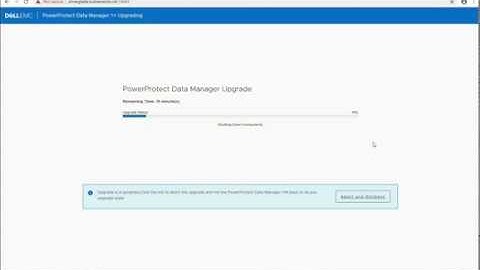 Upgrading PowerProtect Data Manager from v19.4 to 19.5