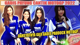 Bebas foya foya !!! Segini gaji gadis paddock cantik motogp / Umbrella Girl Mandalika 2022