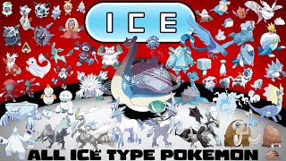 Every Ice Type Pokémon, They're Frozen🌬