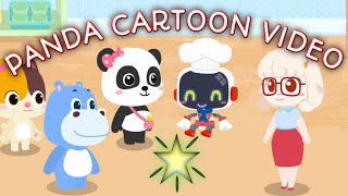 Baby panda made a maistakes|| magical chinese characters||cartoons for kids || TALHA  cartoon tv...