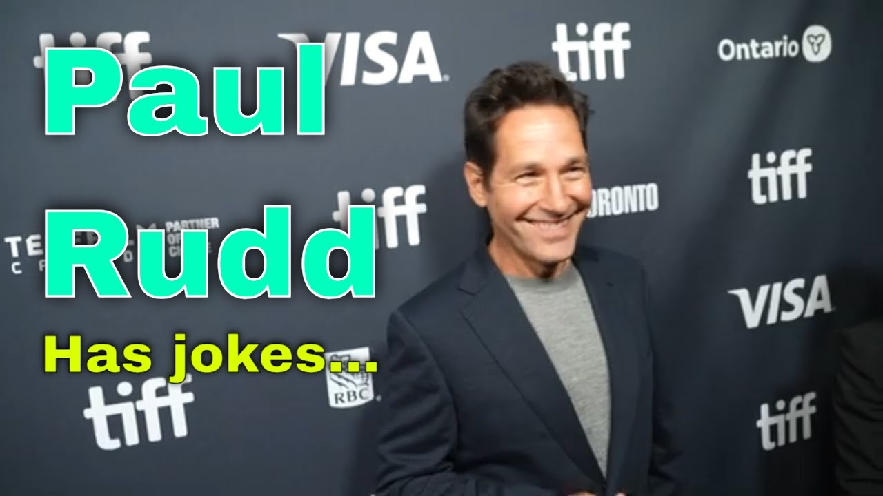 Paul Rudd Running Paul Rudd runs out of time to talk about movie, so throws a joke our ...
