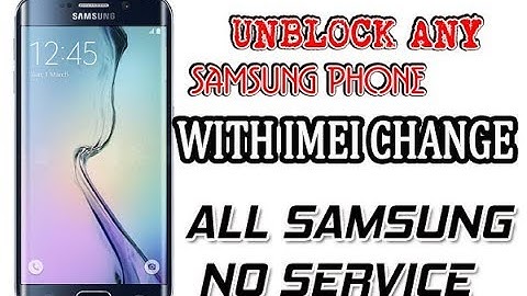 Samsung S6 S6 edge G925L Emergency Calls Only  Solution New Way | How to change S6 & S6 Edge IMEI