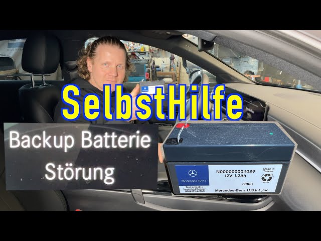 Update Backup Batterie A B CLA GLB GLA wechseln erneuern How to remove  Install 177 118 247 Mercedes 