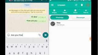 Unseen - No last seen or read for Whatsapp and Messanger screenshot 2