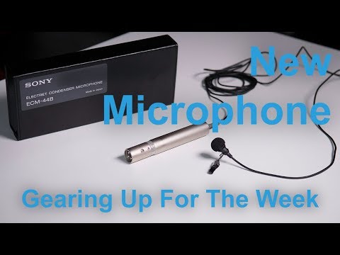 Sony ECM-44B Microphone - Gearing Up For The Week