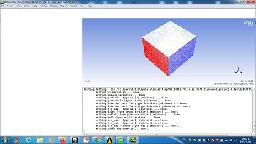 Heat Transfer Through Rectangular Fin, ANSYS FLUENT TUTORIAL, temperature distribution through fin.