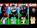 Minecraft Battle FAMILY MAN WITH THE UPSIDE DOWN FACE CHALLENGE NOOB vs PRO vs HACKER GOD Animation
