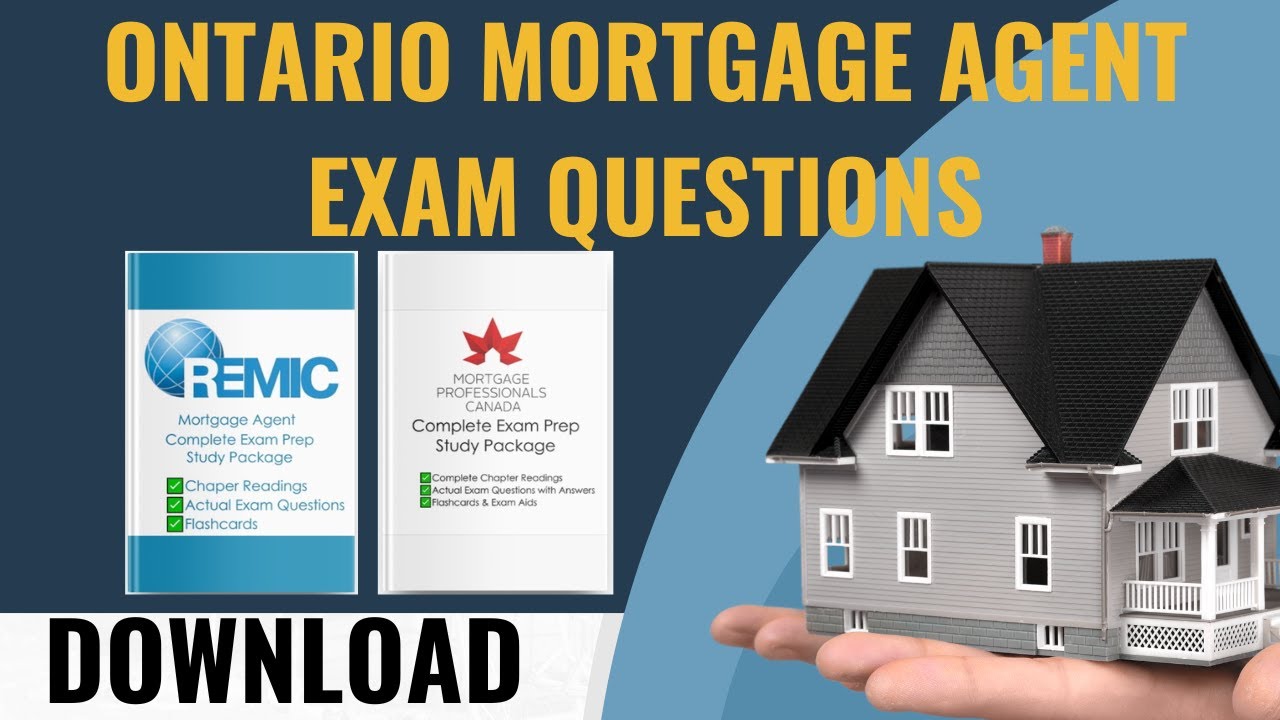 REMIC Mortgage Agent Exam Prep Kit, Notes, Practice Exams, Textbooks