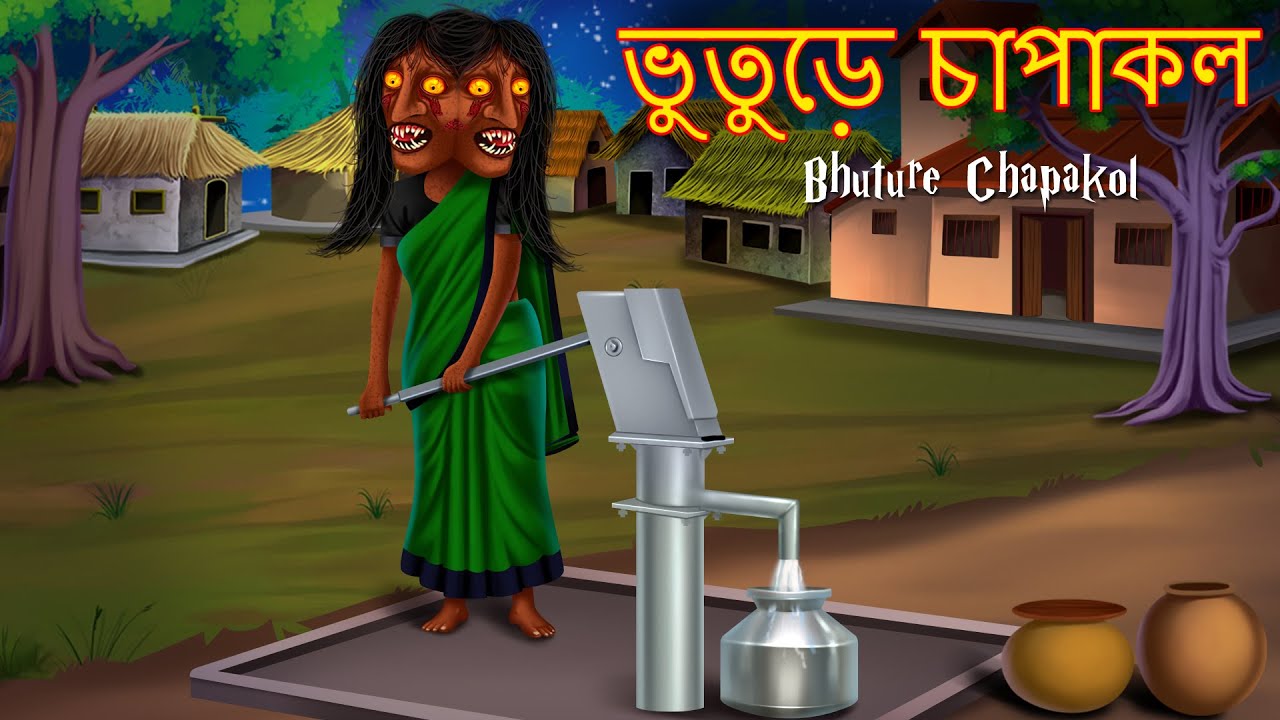  ভুতুড়ে চাপাকল | Bhuture Chapakol | Dynee Bangla Golpo | Bengali Horror Stories | Rupkothar Golpo |