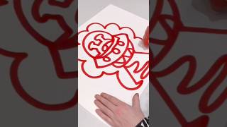 Red art #art #drawing #viral #painting