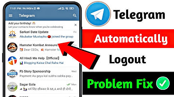 Fix Telegram Account Automatically Logout Problem 2025 | Telegram logout problem