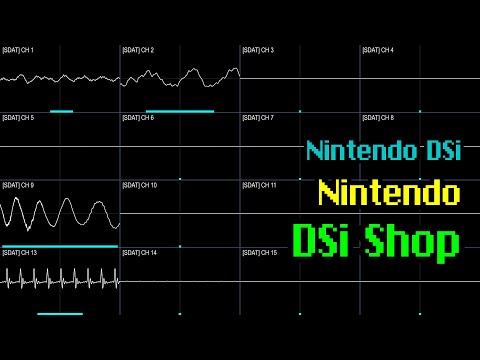 Nintendo - "DSi Shop" (DSi) [Oscilloscope Visualization]