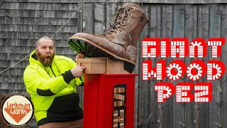 Making a Giant Wood 'PEZ' Dispenser (that dispenses shoeboxes) by Jackman Works 37,871 views 2 years ago 16 minutes