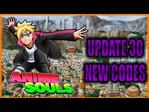 TODOS os códigos da update 30 de anime souls 