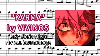 KARMA - ALNST Sheet Music for ALL Instruments