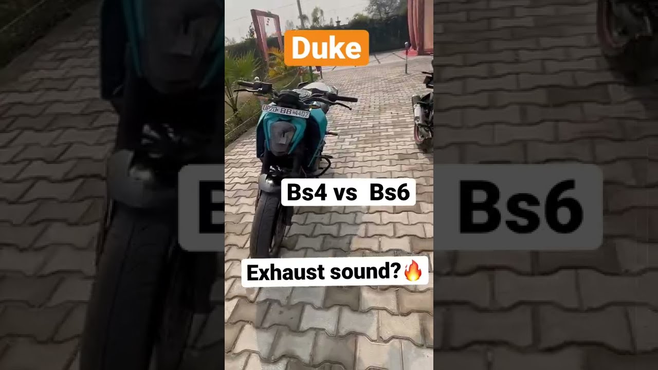 🔥DUKE 250bs4 vs 250bs6!!Exhaust sound comparison🔥