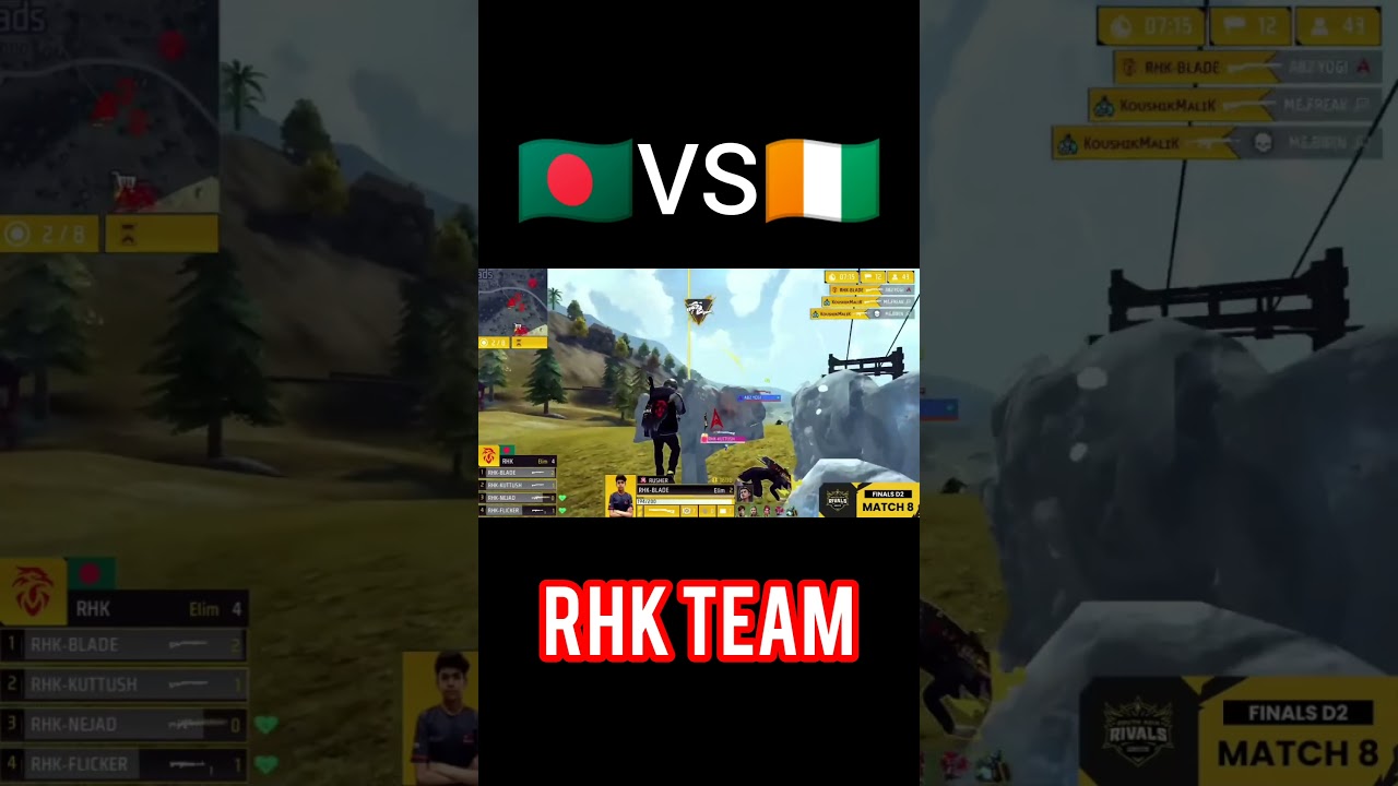 RHK VS CLASSY FF BANGLADESH🇧🇩 VS 🇮🇳 INDIA Who Win This Match