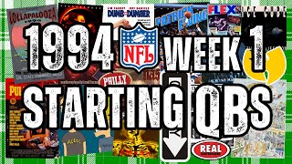 Every 1994 NFL Week 1 Starting Quarterback