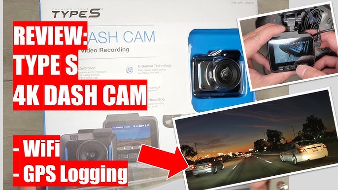 Type S Ultra 4K Dash Cam Install Review and Video Samples 