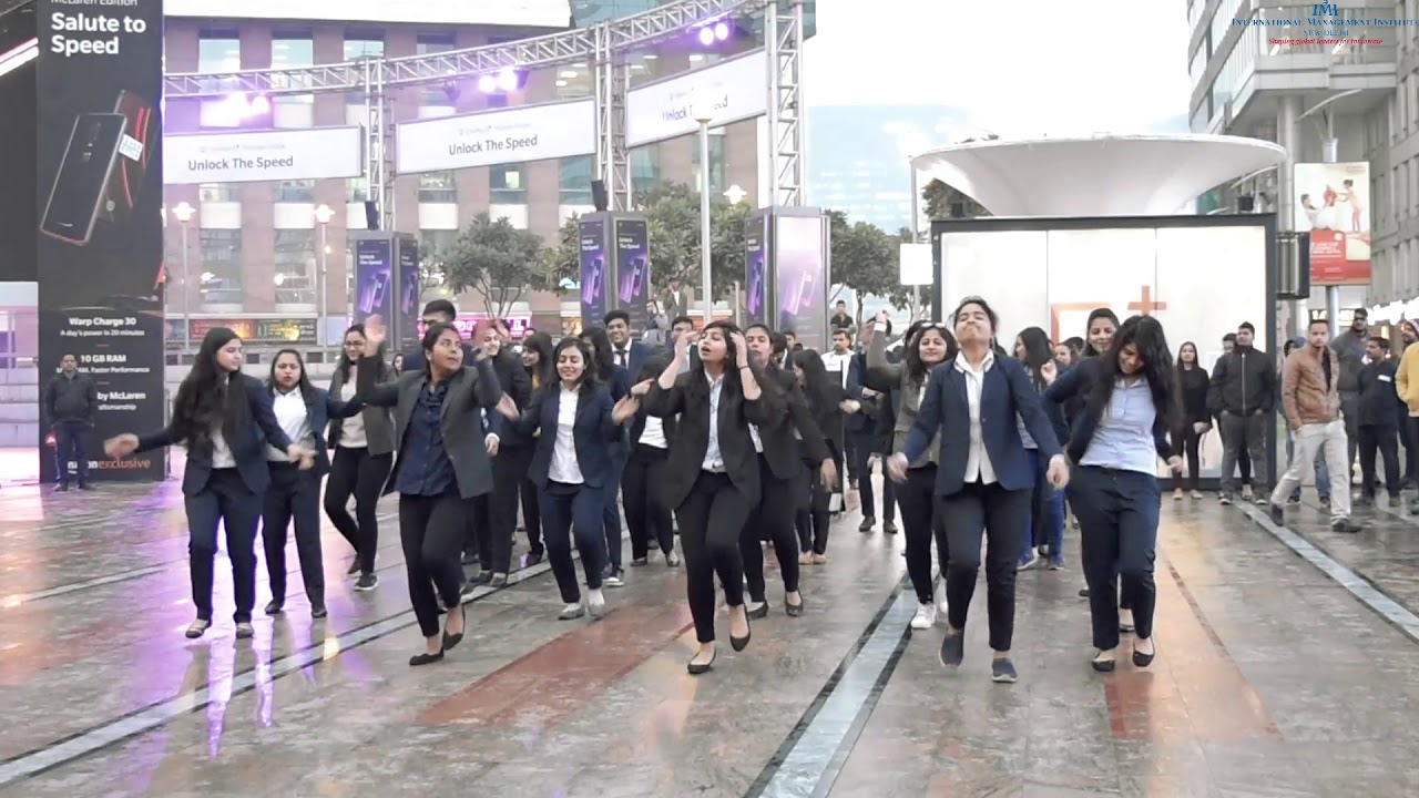 Flash Mob in DLF Cyber City, Gurgaon || Managers raising the bar || IMI, New Delhi camera iphone 8 plus apk
