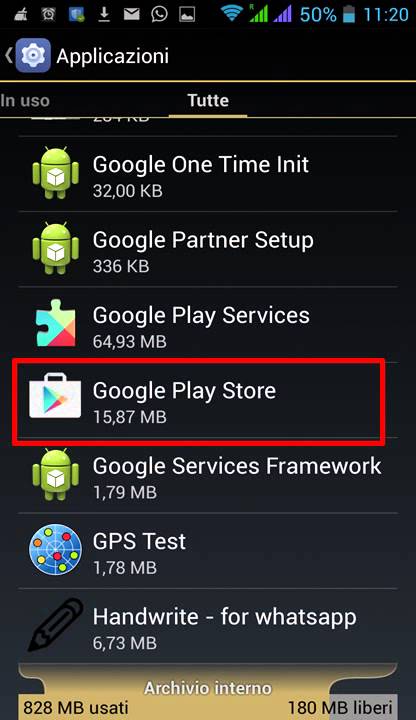SCARICA APP ERRORE 491