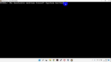 No Bootable Medium Found System Halted VirtualBox (Solved)