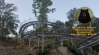 Rowdy Bear Mountain Coaster On-Ride POV | No Brakes - 1080p60