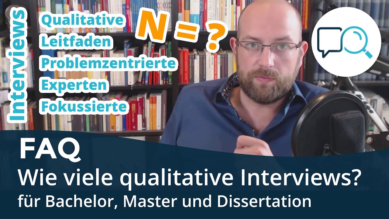 dissertation anzahl interviews