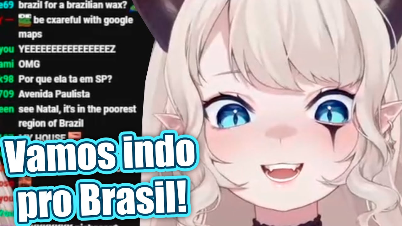 Ela finalmente veio pro Brasil!
