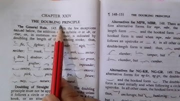 Doubling Principles//English Shorthand//Pitman Shorthand